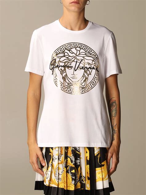 t shirt logo versace donna|gianni versace t shirt.